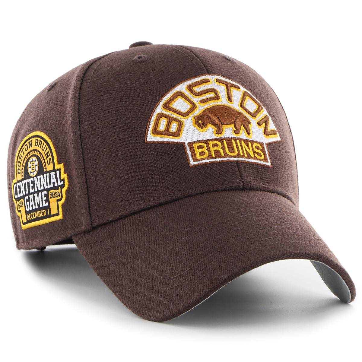 Bruins '47 Centennial Game Brown MVP Cap
