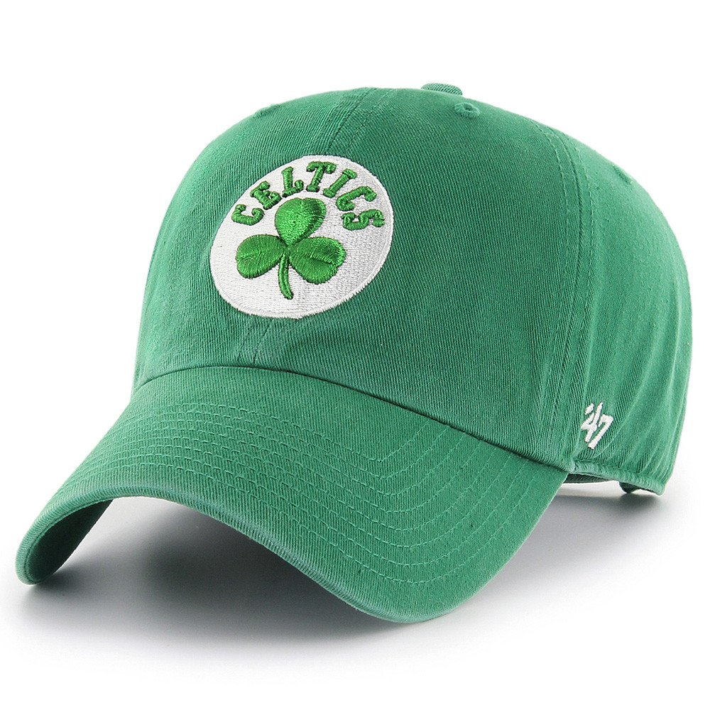 CelticsYouthShamrockCleanUpCap