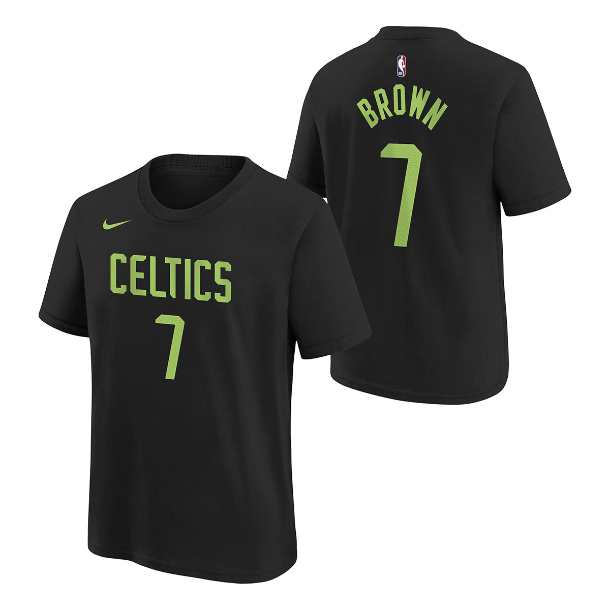 Brown Youth Nike 2024-25 City Edition Name and Number Tee - Boston