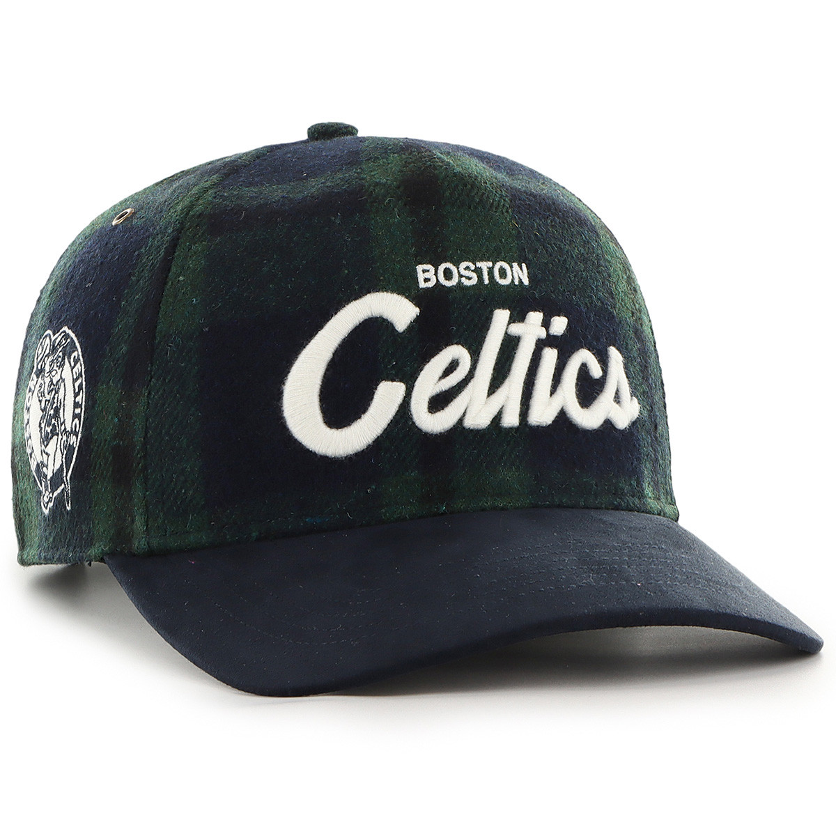 Celtics '47 Windowpane Black Hitch Cap