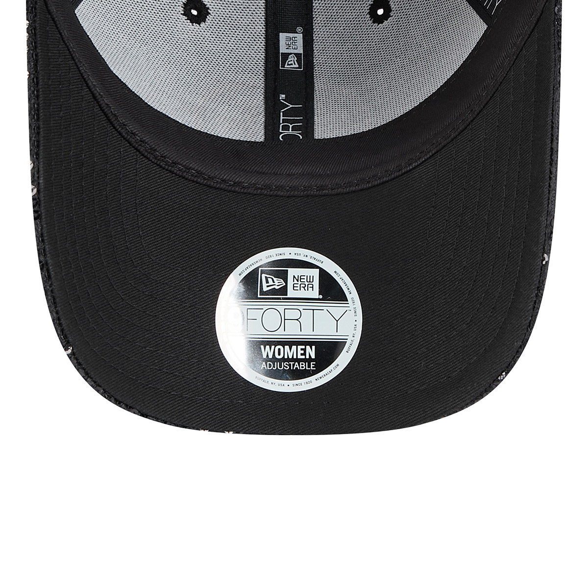Bruins Ladies Black Sequin 9FORTY Cap - Boston ProShop