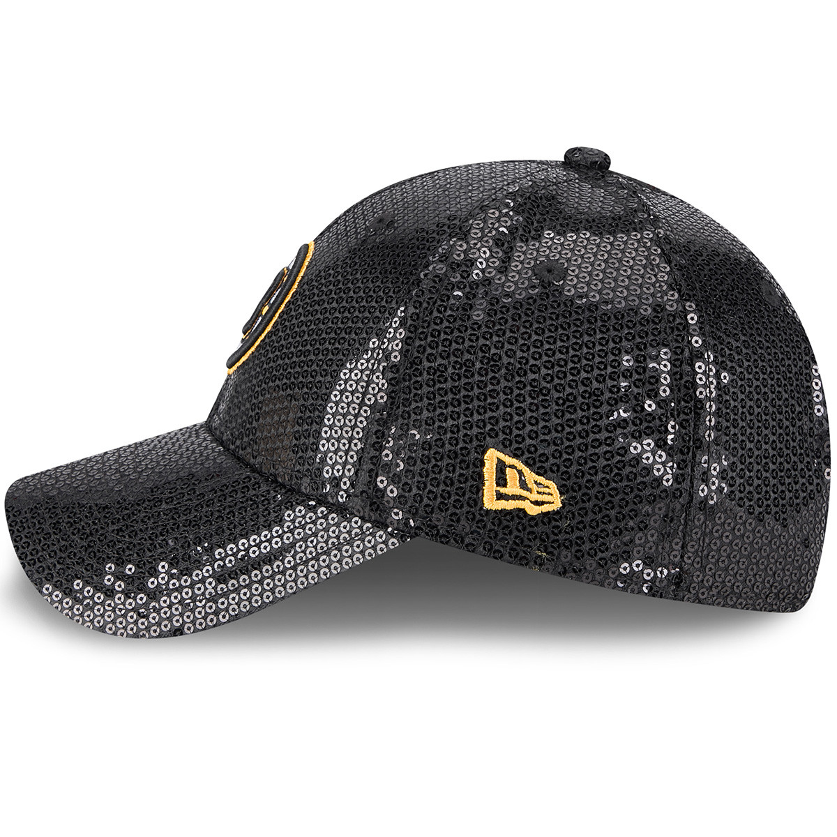 Black Sequin Baseball Cap CHILD SEQUIN BASEBALL CAP BLACK HAT MATCHES ALL GREAT  main image 3