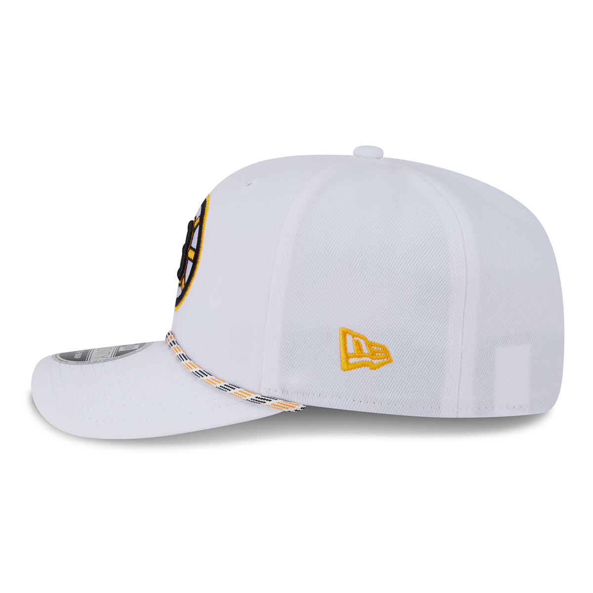 Bruins Youth New Era 9SEVENTY Multi-Rope White SnapBack Cap