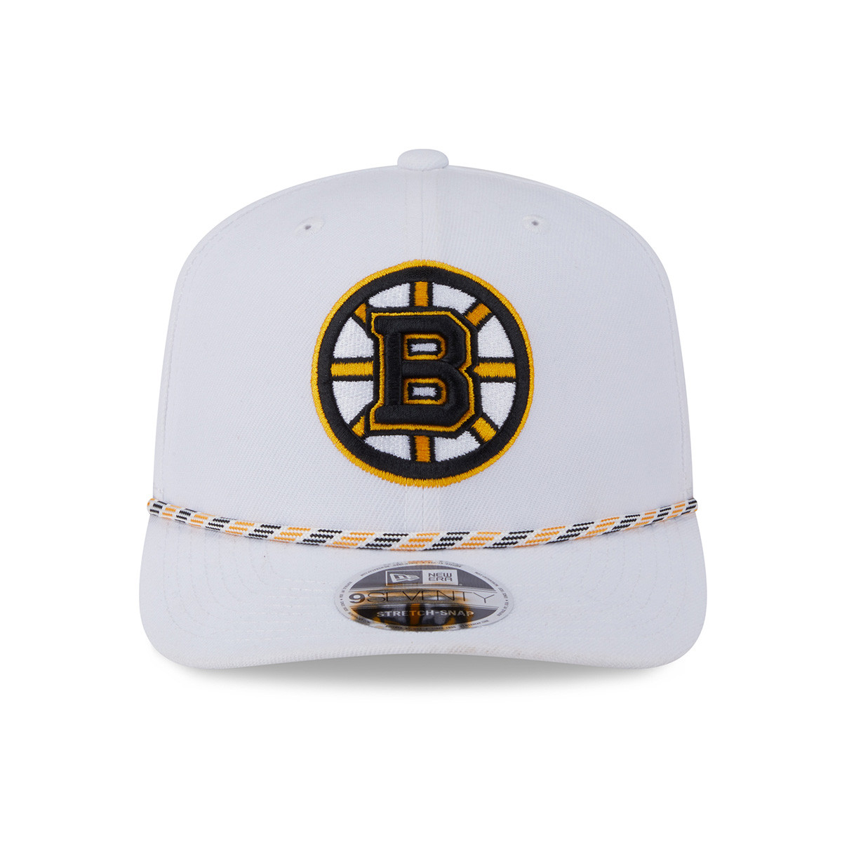 Bruins Youth New Era 9SEVENTY Multi-Rope White SnapBack Cap