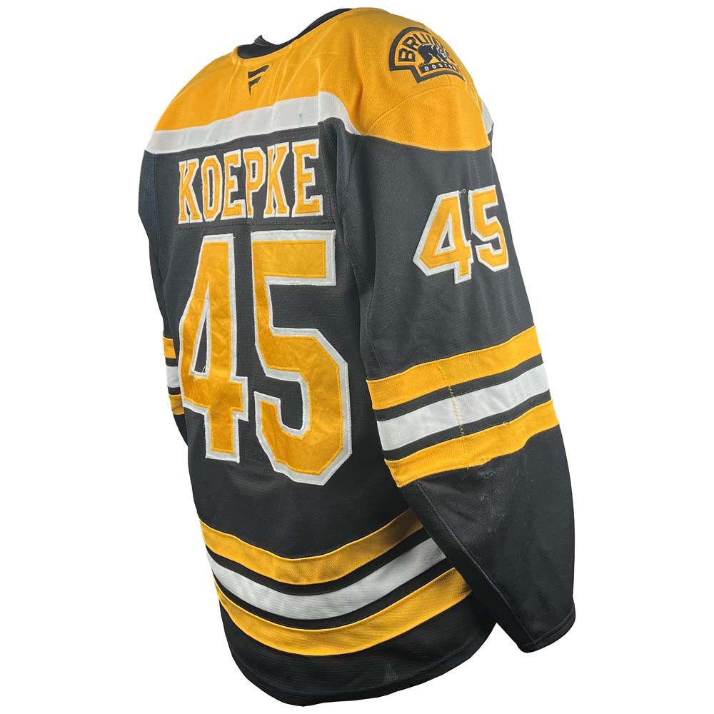 Game-Used 2024-2025 Season Home Hockey Jersey - Set 1 - Cole Koepke