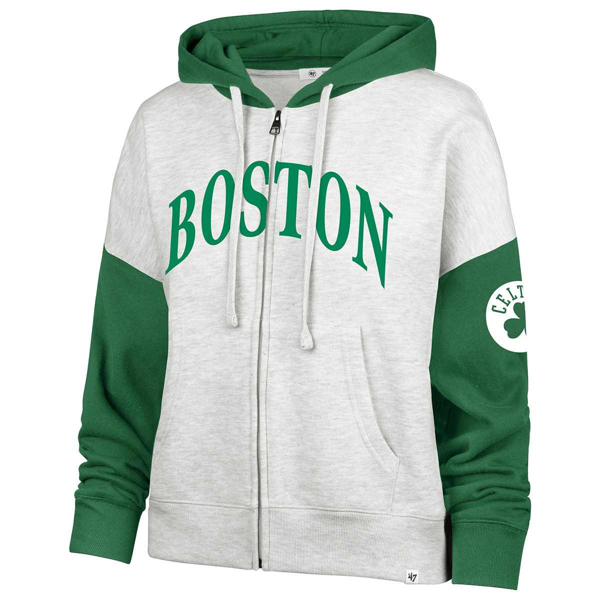 boston celtics full zip hoodie