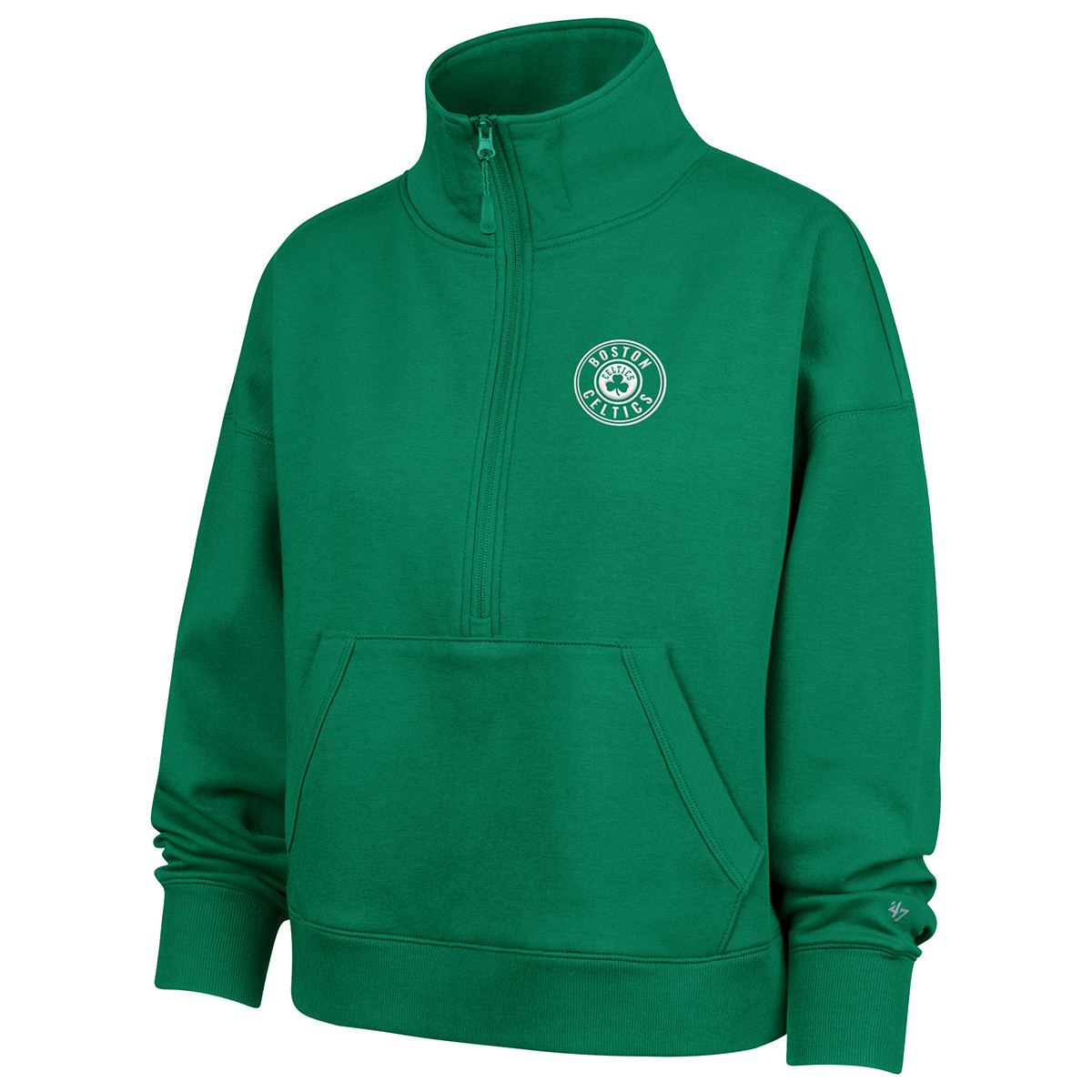 Celtics '47 Closeout Half-Zip Pullover Hood
