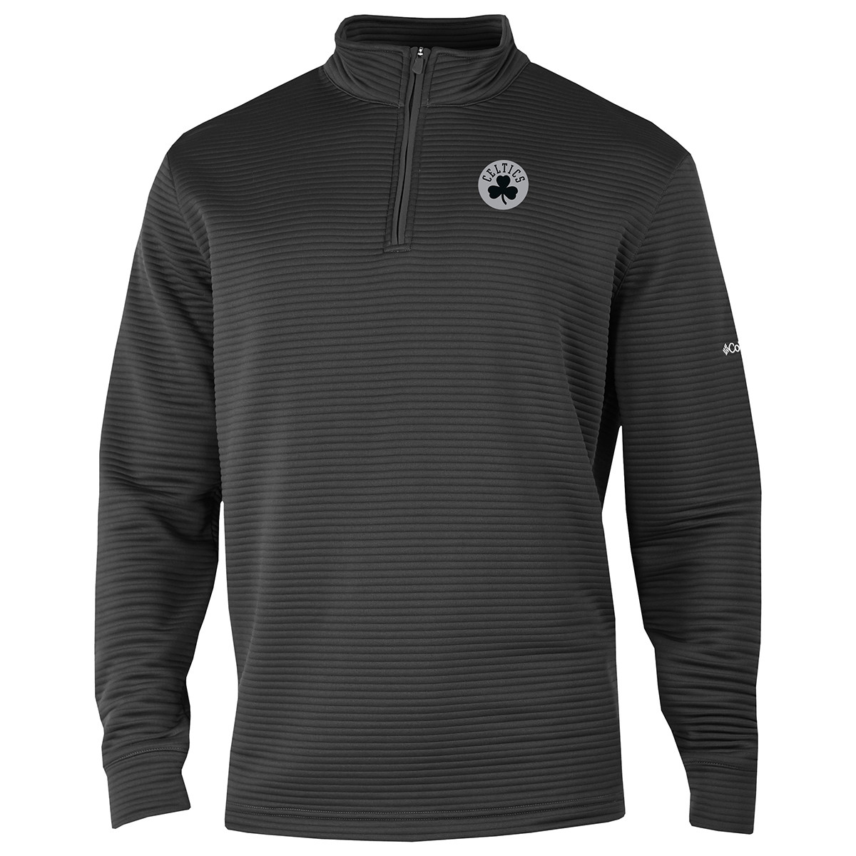 Celtics Pack It Up Black Quarter-Zip Pullover