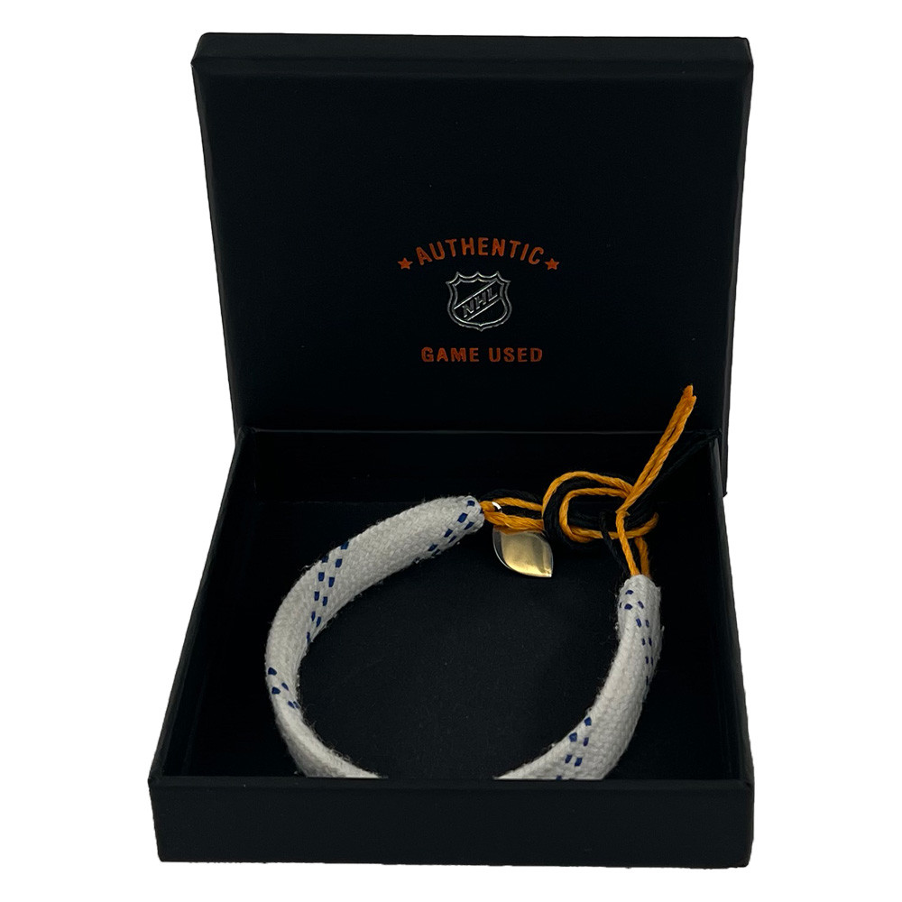 Game-Used Hockey Skate Lace Bracelet - Flat - Nikita Zadorov