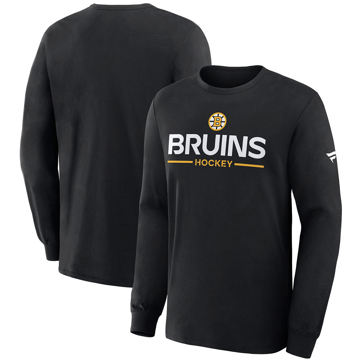 Bruins Authentic Pro Long Sleeve Black Tee
