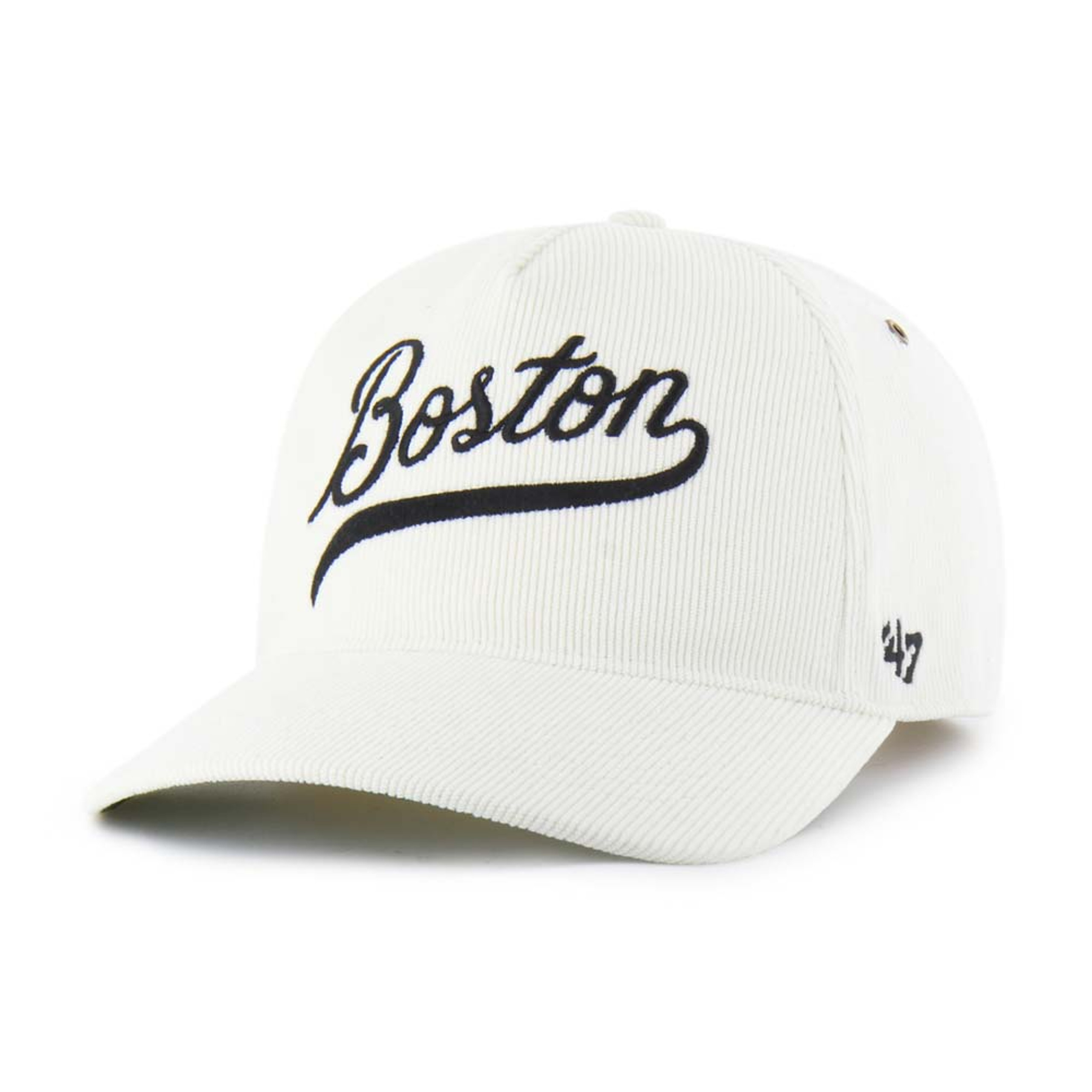 Bruins '47 Golden Age Relaxed Fit Cord Hitch Cap - White