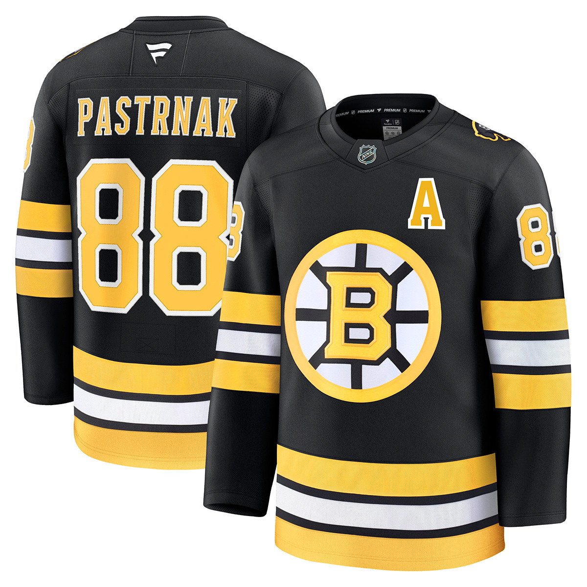 BOSTON DRI-FIT ユニフォーム サイズM David Pastrnak Bruins Fanatics Premium Black Home Jersey