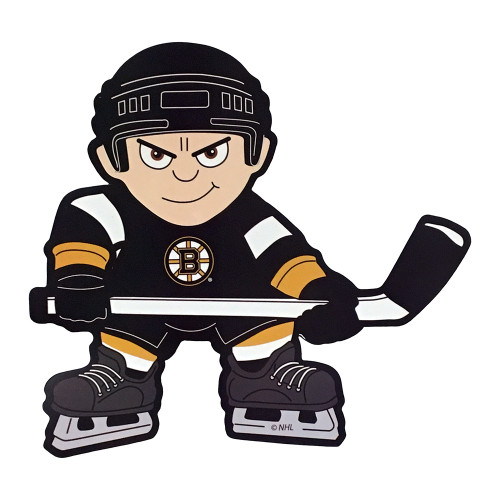 Boston Bruins Reverse Retro Logo - 4x4 Die Cut Decal at Sticker Shoppe