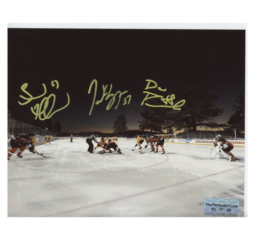 Brad Marchand David Pastrnak Boston Bruins DUAL signed 16x20 LTO