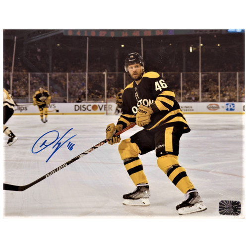 David Pastrnak Signed / Autographed Home Jersey Photo 8x10 - Boston ProShop