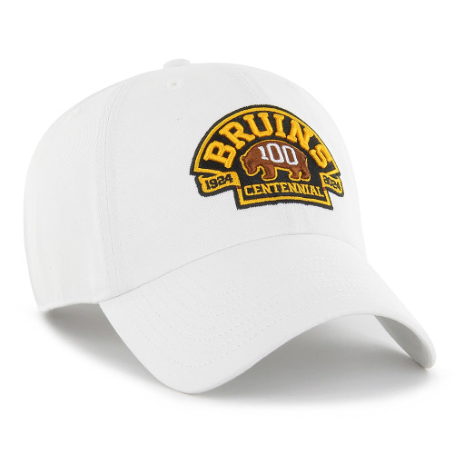 Boston Bruins '47 Clean Up Adjustable Hat - White