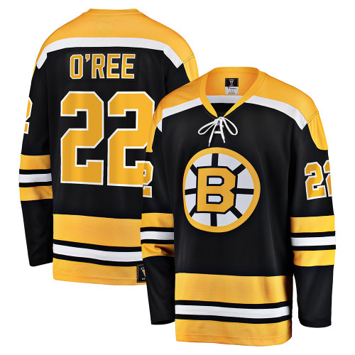 Fanatics NHL Boston Bruins Branded Home Breakaway Long Sleeve Crew