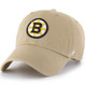 Bruins '47 Primary Road Logo Tan Clean Up Cap Image coming soon src=