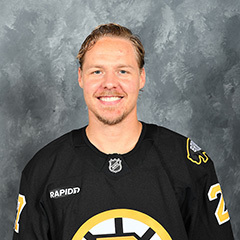 Boston Bruins player Hampus Lindholm