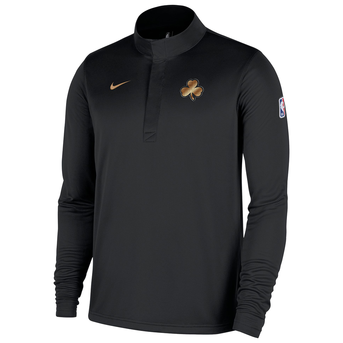 Celtics Nike 2025-26 City Edition Half-Zip Long Sleeve Top