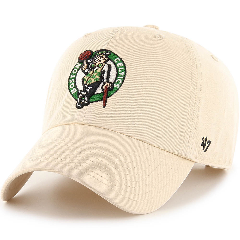 Celtics '47 Lucky Natural Clean Up Cap - Boston ProShop