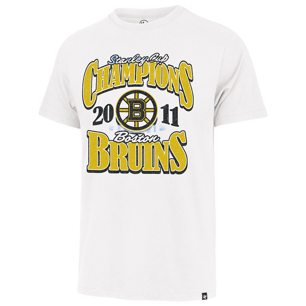 Bruins '47 Centennial 2011 Stanley Cup Champions White Tee