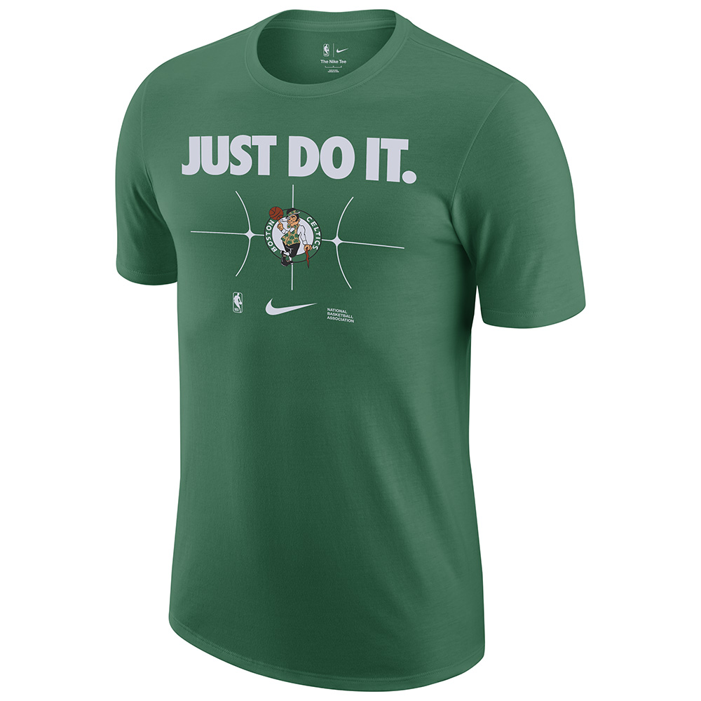 CelticsNikeJustDoItGreenTee100