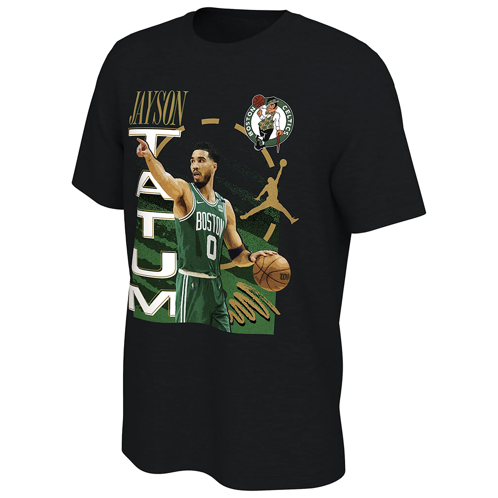 Jayson Tatum Nike Black Tee - Boston ProShop