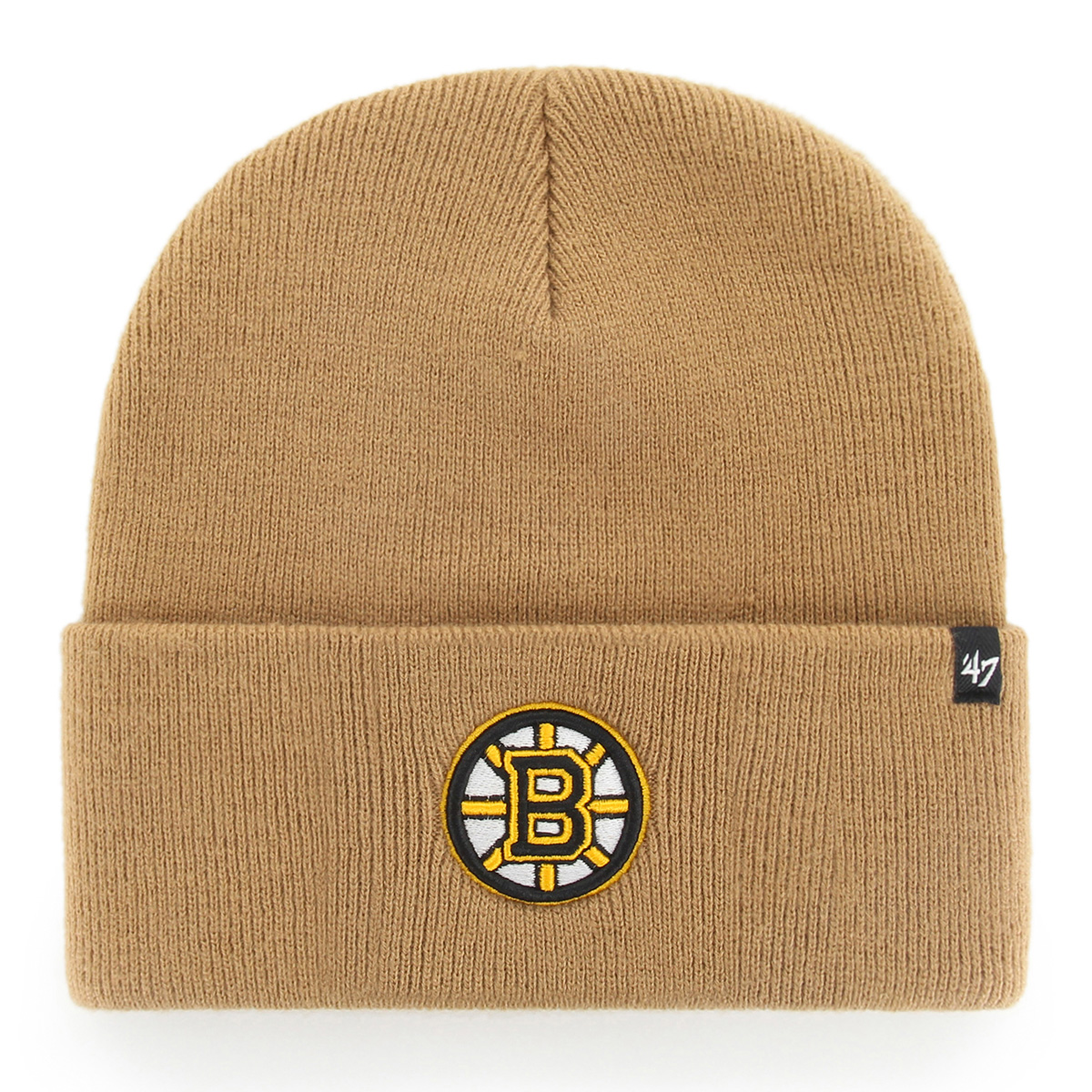Bruins '47 Haymaker Brown Knit Hat - Boston ProShop