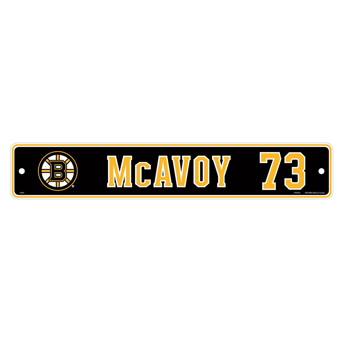 Charlie McAvoy 4x23 Nameplate Street Sign - Boston ProShop