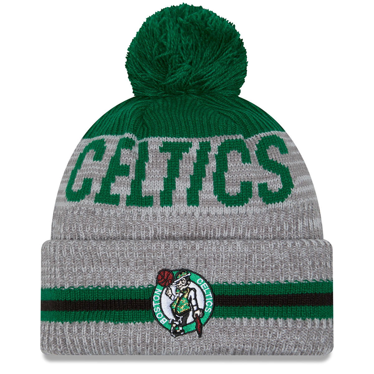 CelticsRunnerPomGrayKnitHat120