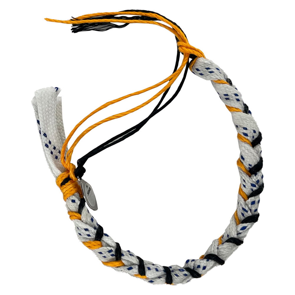 Game-Used Hockey Skate Lace Bracelet - Braided - Nikita Zadorov
