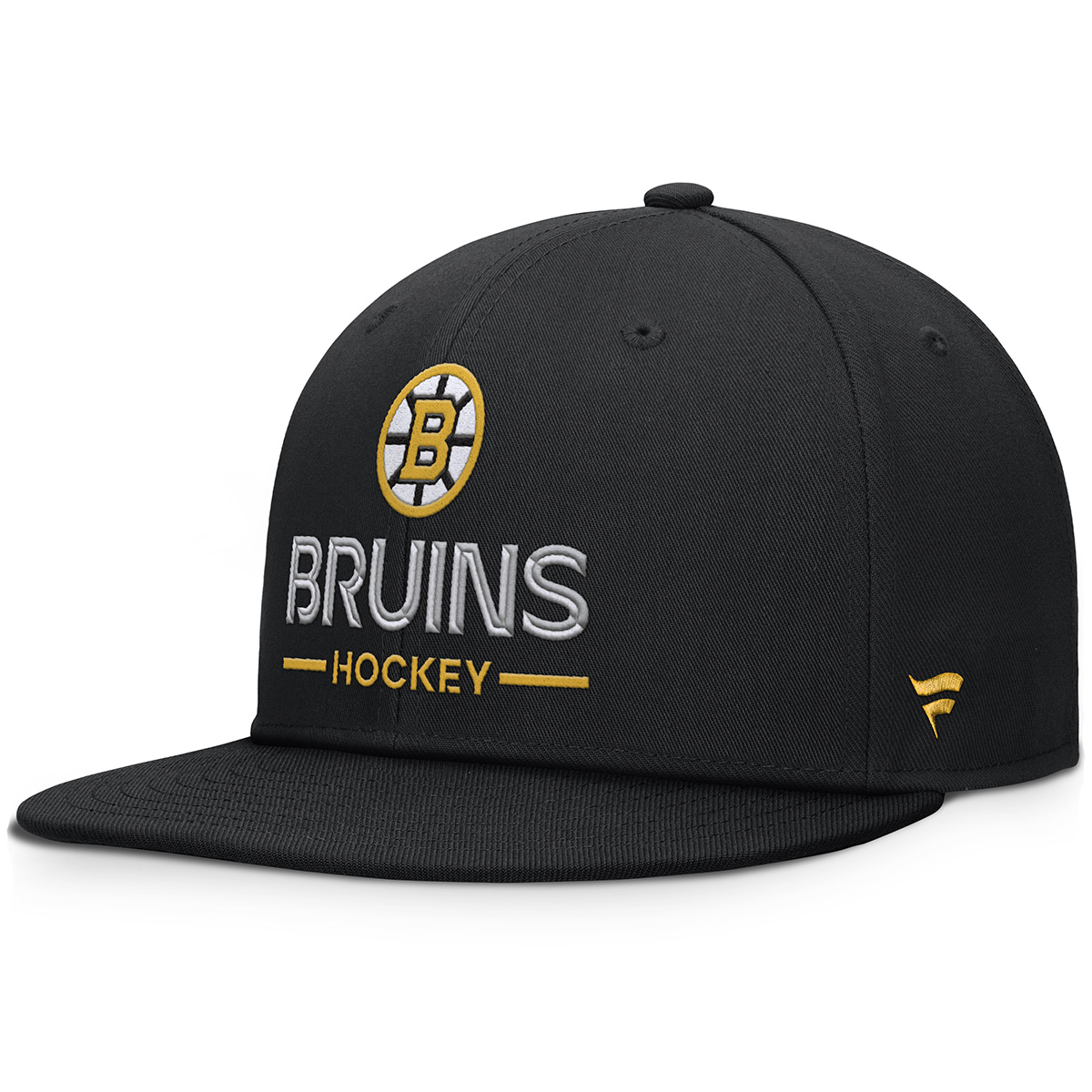 Bruins Authentic Pro Rinkside Black SnapBack Cap