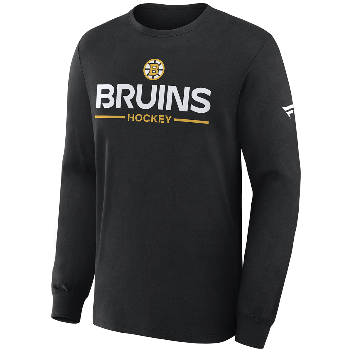Bruins Authentic Pro Long Sleeve Black Tee
