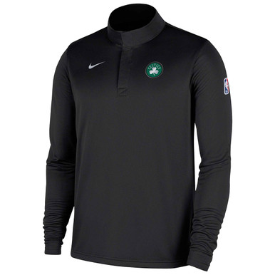 btn25 Celtics Nike 2025 Shamrock Black Quarter-Zip Pullover