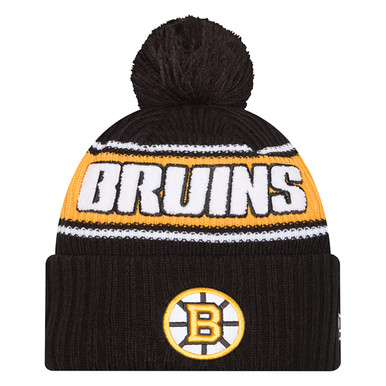 試着のみBOTT NEWERA PON PON BASIC CUFF KNIT BruinsNewEraBoldPomCuffBlackKn