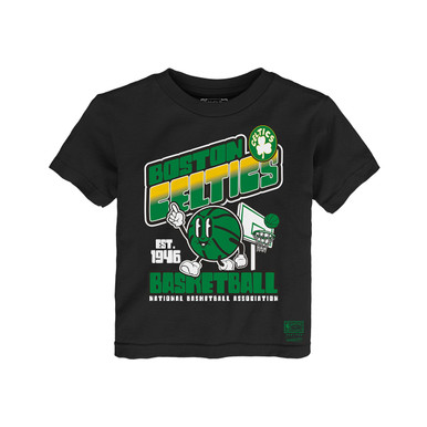 Celtics Toddler Mitchell & Ness Free Throw Black Tee