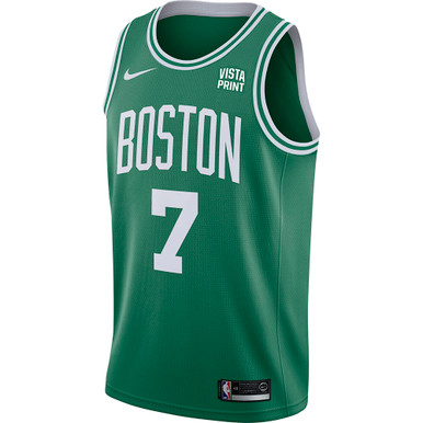 Jaylen Brown Nike Icon Swingman Jersey w/Vistaprint Patch - Boston
