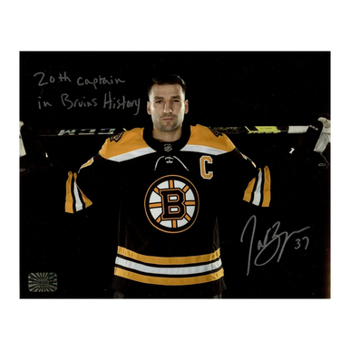 Patrice Bergeron Boston Bruins Signed Autographed 2016 Winter