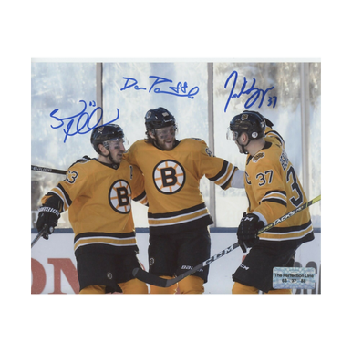 David Pastrnak Signed / Autographed Home Jersey Photo 8x10 - Boston ProShop