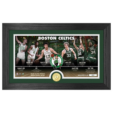 Boston Celtics Vintage Timeline Photo Mint | Boston Pro Shop