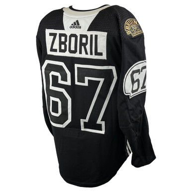 Adidas Boston Bruins No67 Jakub Zboril Black 2019-20 Authentic Third Stitched NHL Jersey