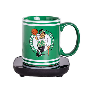 Uncanny Brands Boston Celtics Logo Mug Warmer with Mug