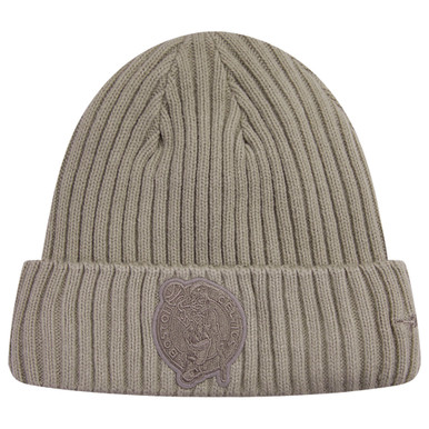 Celtics Lucky Neutral Taupe Beanie - Boston ProShop
