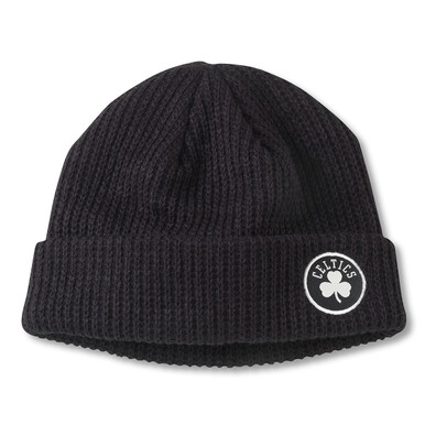 Celtics Fisher Black Ribbed Cuff Knit Hat - Boston ProShop