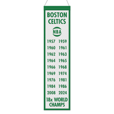 CELTICS セルティックス 永久欠番 バナー Celtics 18x NBA Champions 8