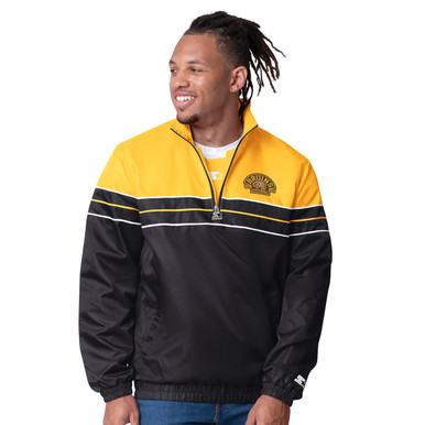 Bruins Centennial Starter Game Changer Half-Zip Jacket