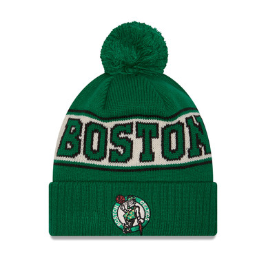 Celtics Preschool Retro Pom Cuff Green Knit Hat - Boston ProShop