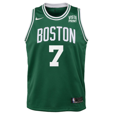 Youth Jordan Brand Jaylen Brown Black Boston Celtics Swingman Jersey - Statement