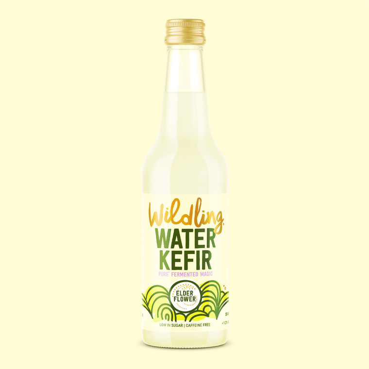 Elderflower Water Kefir - 6 bottles